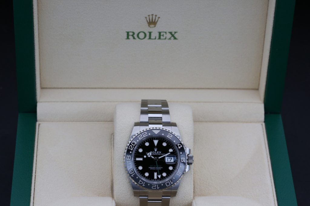 Rolex 126710GRNR Black GMT MASTER II 40mm 2024 Bruce Wayne