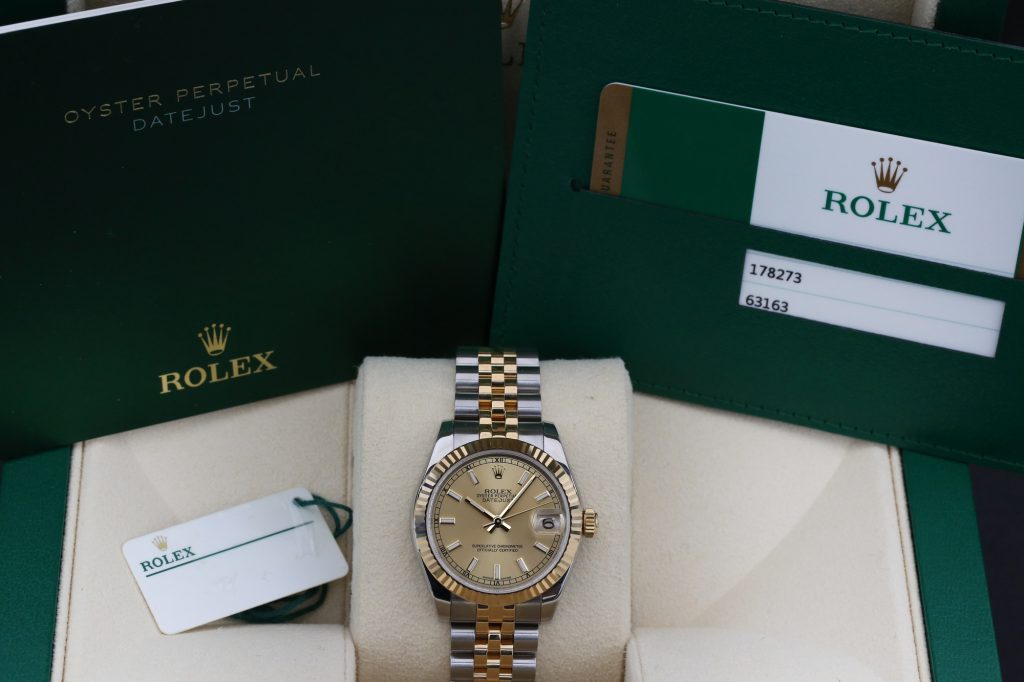 Rolex 178273 Champagne DATEJUST 31mm 2019