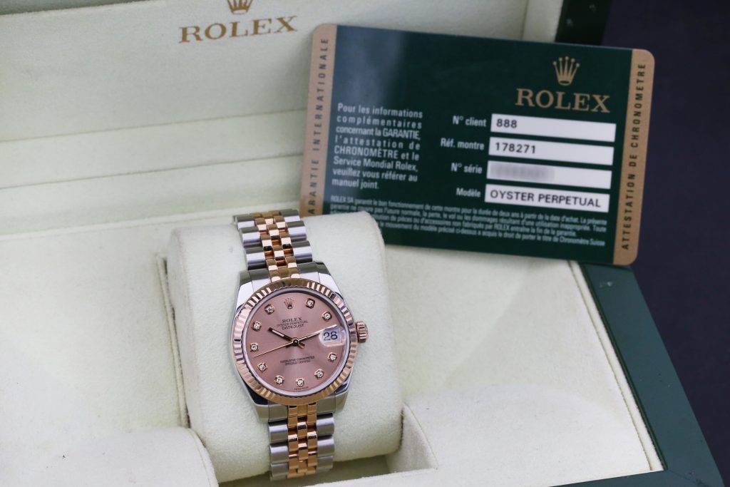 Rolex 178271 Pink DATEJUST 31mm 2012