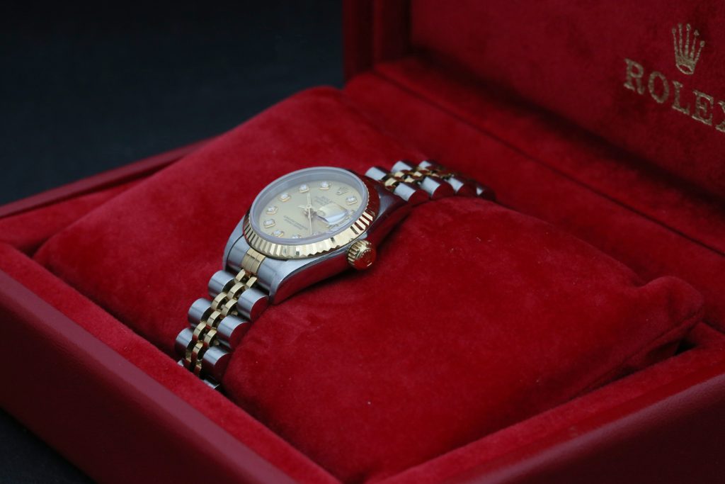 Rolex 69173 Champagne Diamond DATEJUST 26mm 1998
