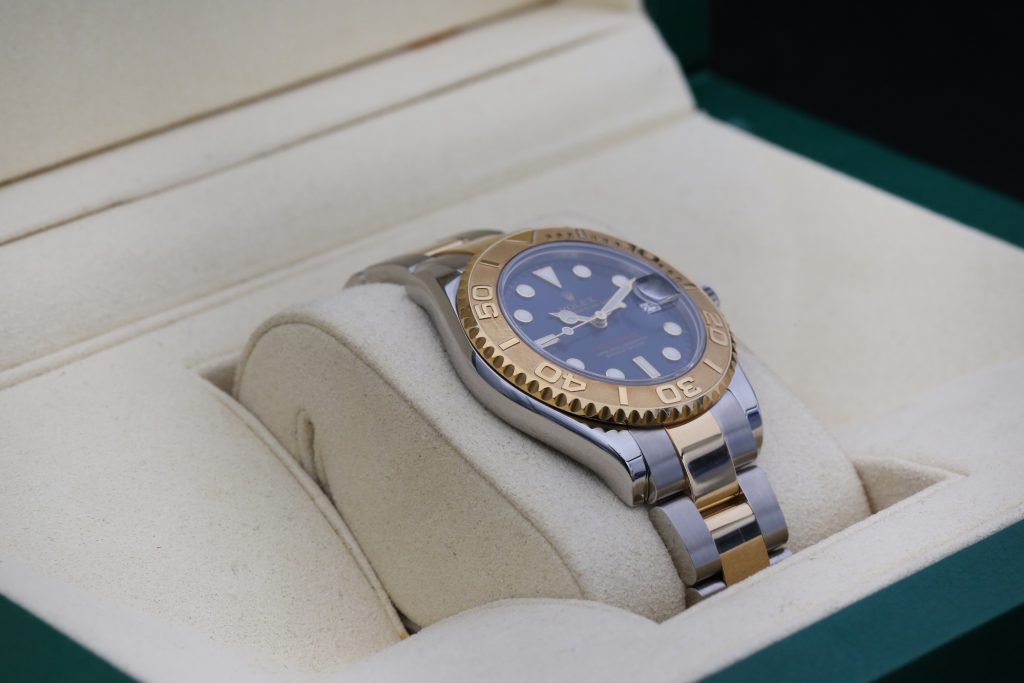 Rolex 168623 Blue YACHT MASTER  35mm 2014