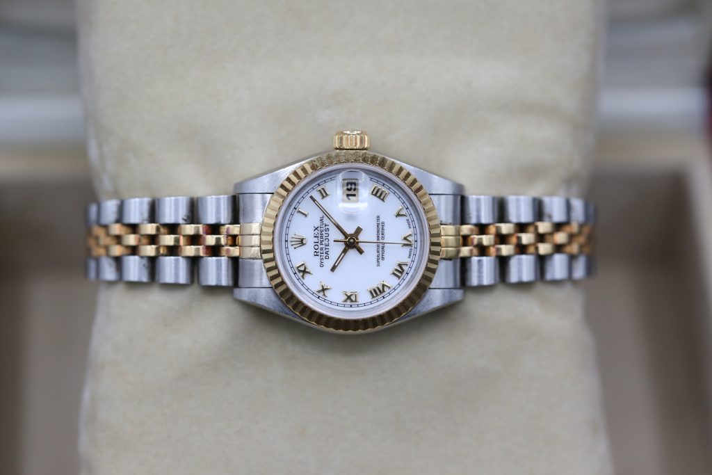 Rolex 69173 White Roman DATEJUST 26mm 1996