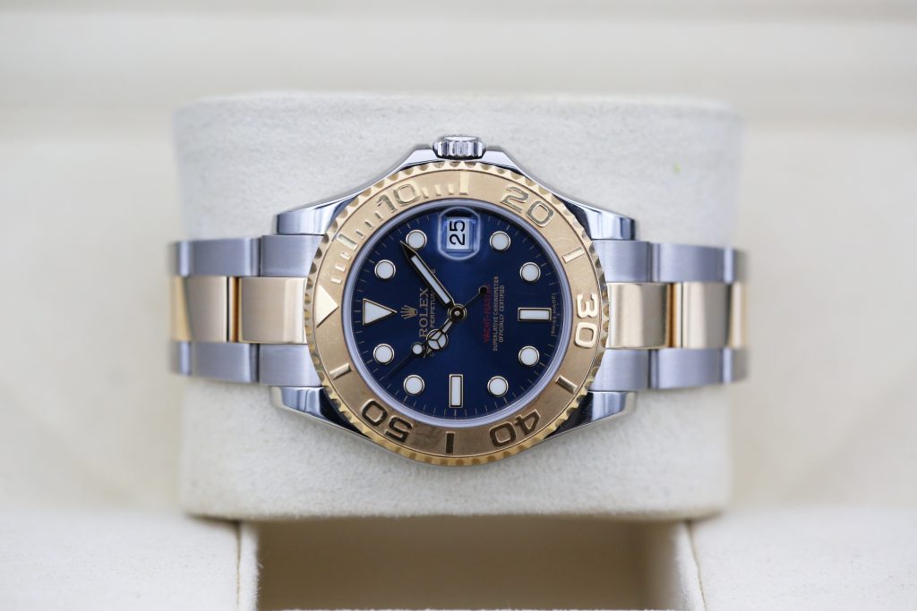 Rolex 168623 Blue YACHT MASTER  35mm 2014
