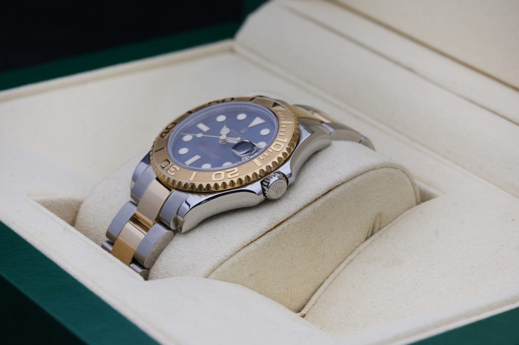 Rolex 168623 Blue YACHT MASTER  35mm 2014