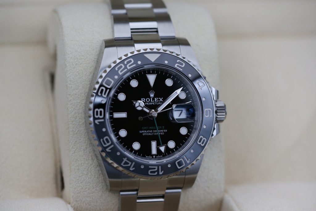 Rolex 126710GRNR Black GMT MASTER II 40mm 2024 Bruce Wayne
