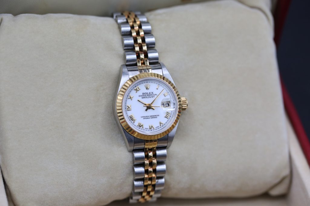 Rolex 69173 White Roman DATEJUST 26mm 1996