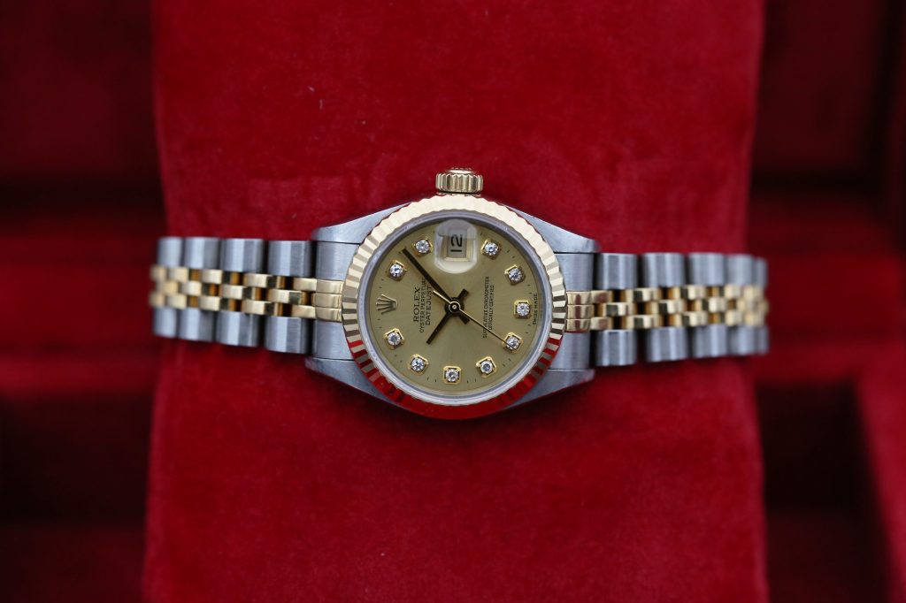 Rolex 69173 Champagne Diamond DATEJUST 26mm 1998