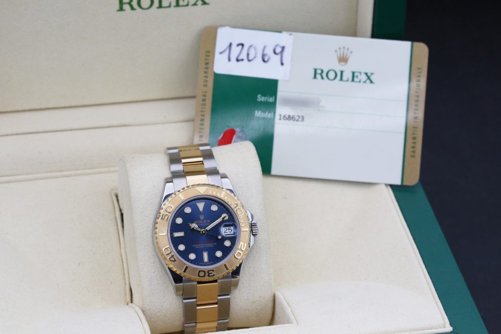 Rolex 168623 Blue YACHT MASTER  35mm 2014