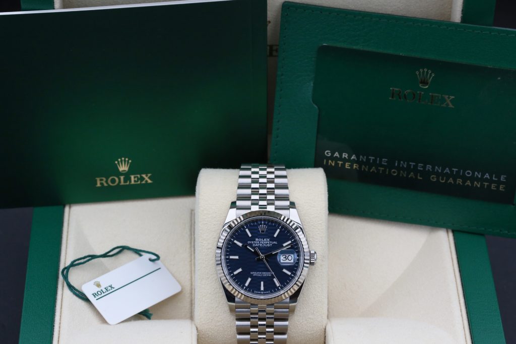 Rolex 126234 Blue Motif DATEJUST 36mm 2023