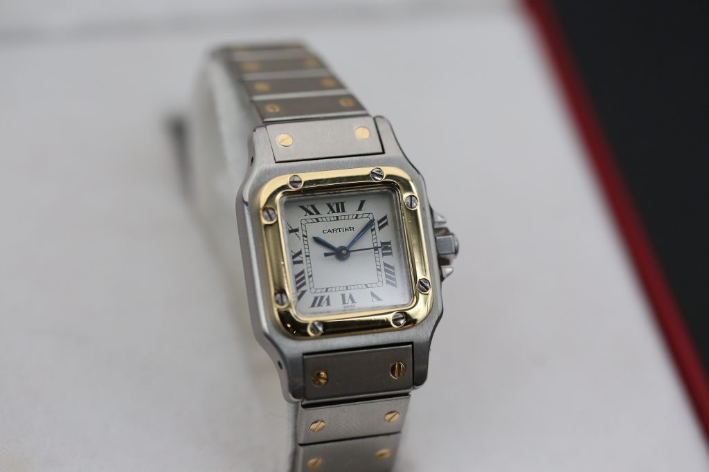 Cartier 1170902 White Roman SANTOS GALBÉE 24mm