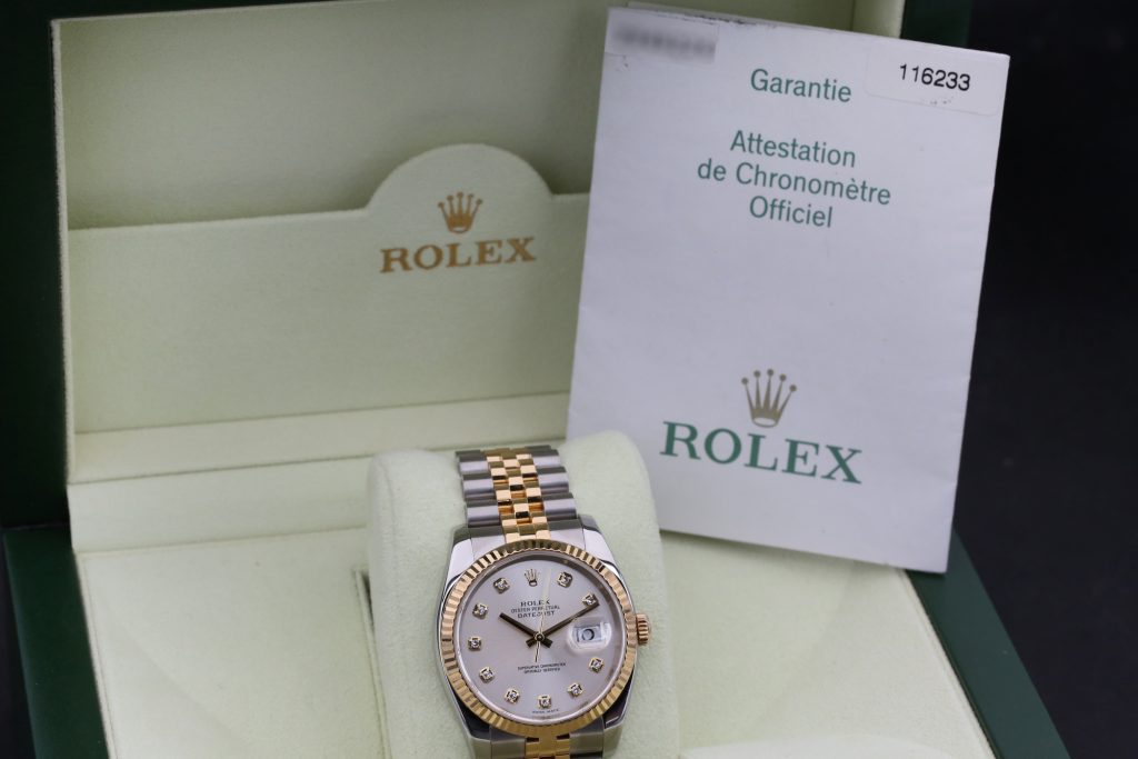 Rolex 116233 Silver DATEJUST 36mm 2005