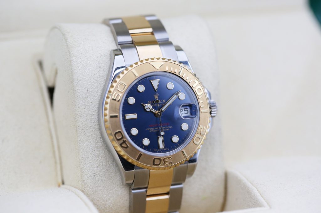 Rolex 168623 Blue YACHT MASTER  35mm 2014