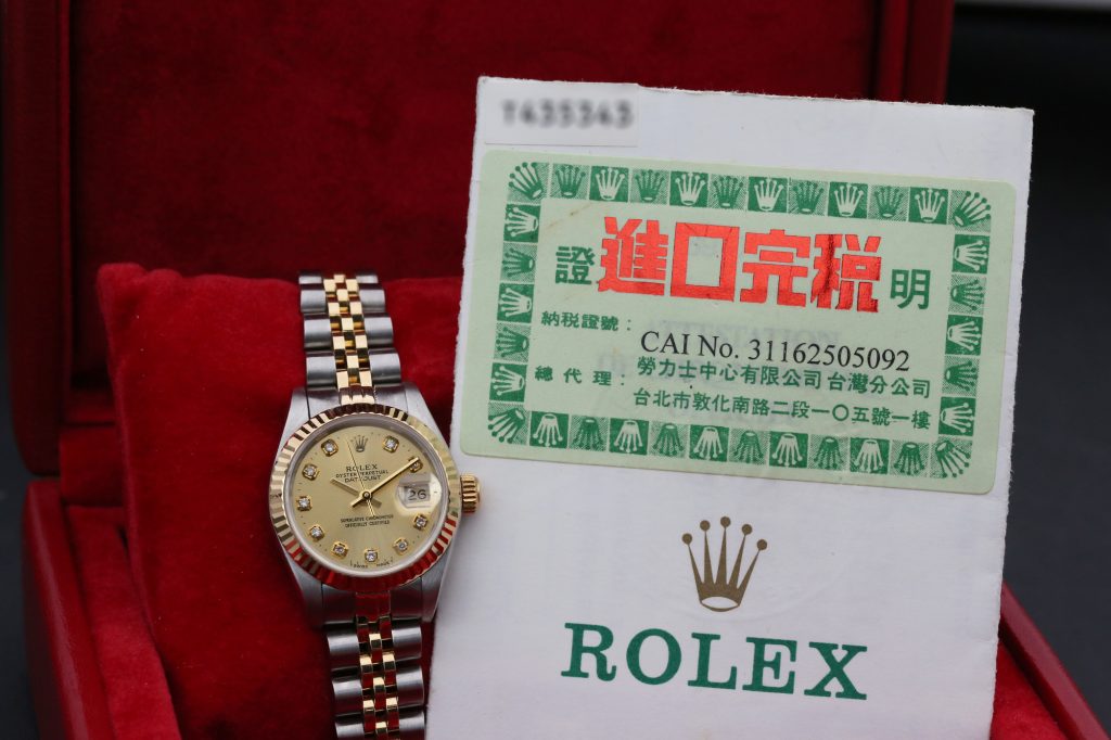 Rolex 69173 Champagne DATEJUST 26mm 1997