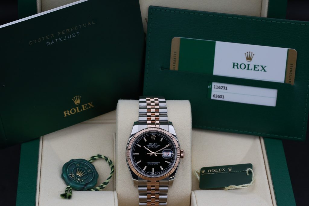 Rolex 116231 Black DATEJUST 36mm 2018