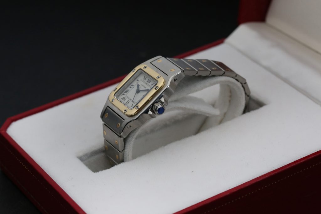 Cartier 1170902 White Roman SANTOS GALBÉE 24mm