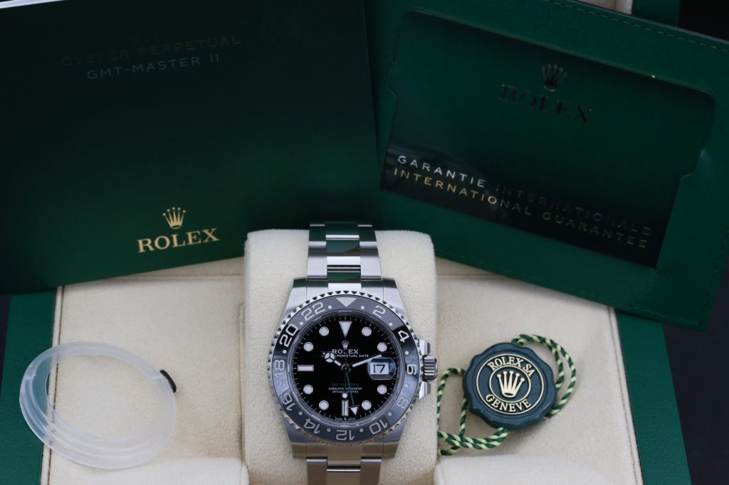 Rolex 126710GRNR Black GMT MASTER II 40mm 2024 Bruce Wayne