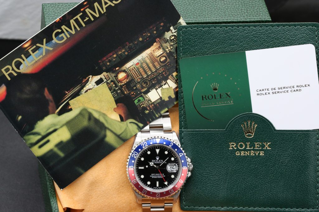Rolex 16710 Black GMT-MASTER II 40mm 2002
