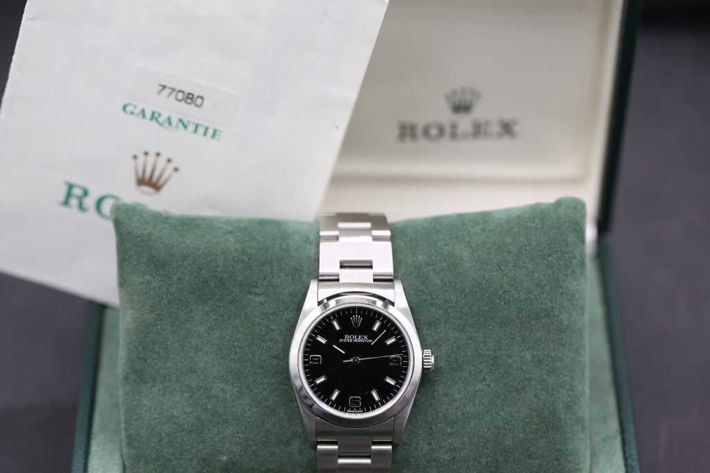 Rolex 77080 Black OYSTER PERPETUAL 31mm 2002