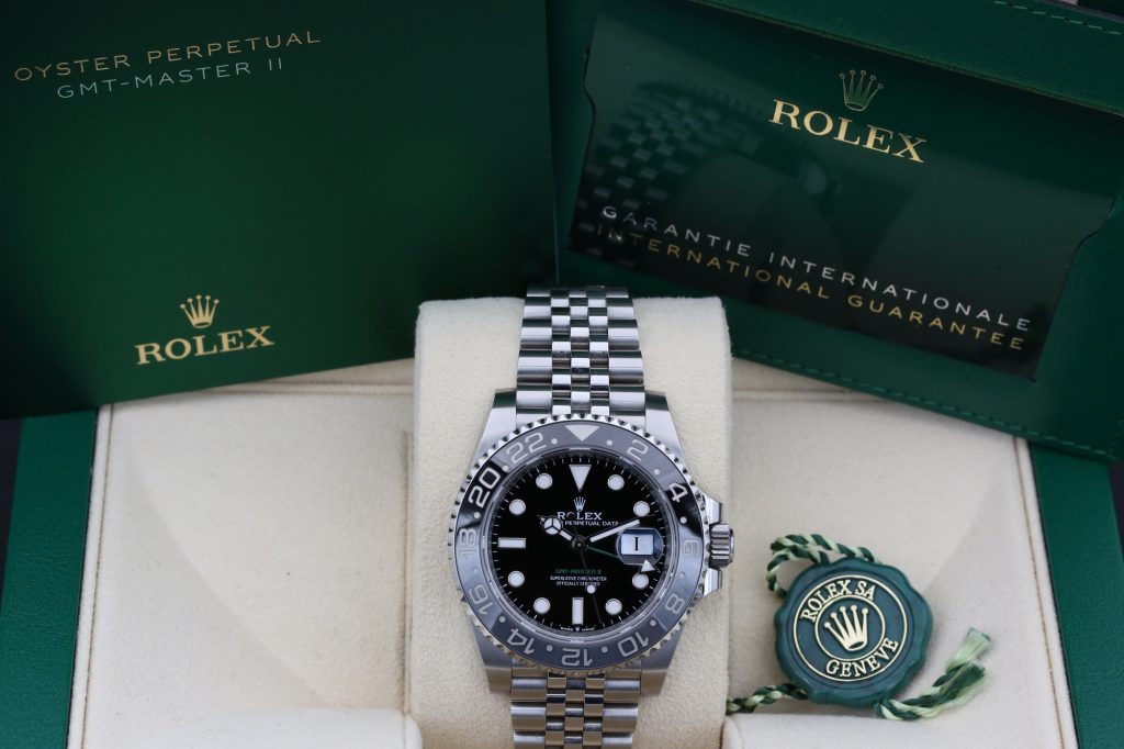 Rolex 126710GRNR Black GMT-MASTER II 40mm 2024 Bruce Wayne