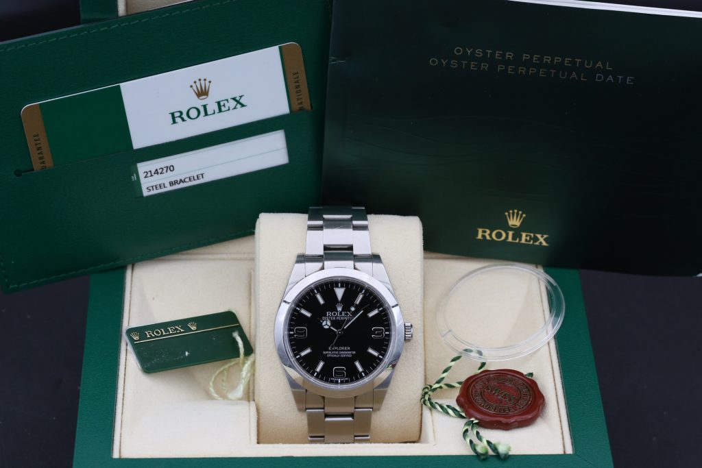 Rolex 214270 Black EXPLORER 39mm 2015