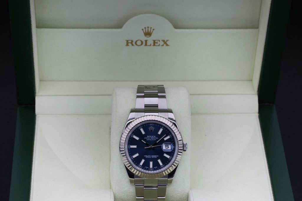 Rolex 116334 Blue Index DATEJUST II 41mm 2010