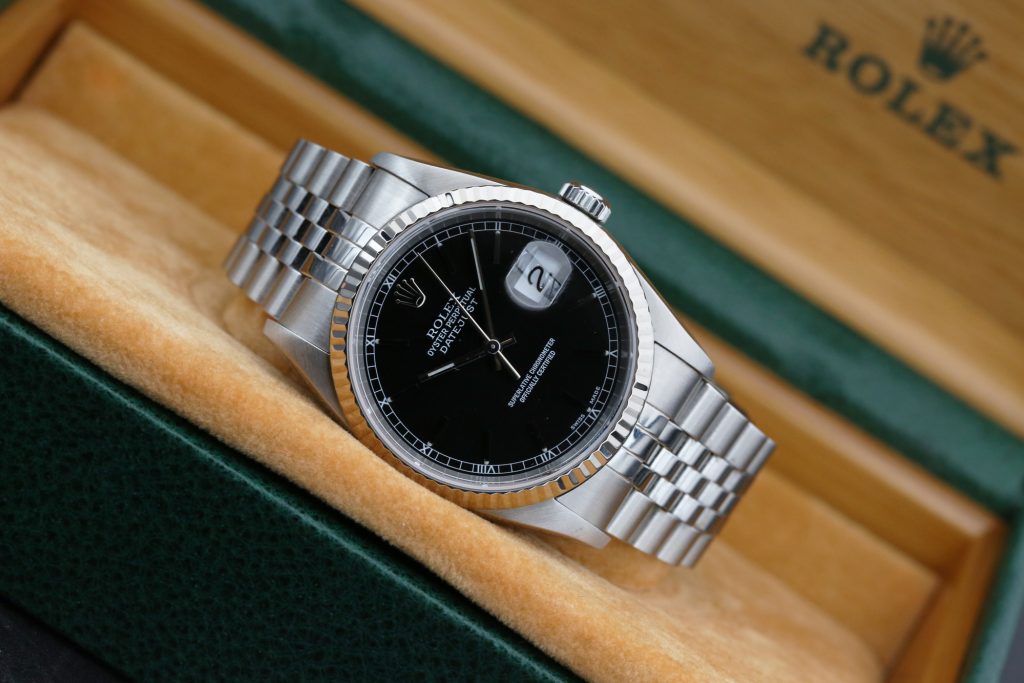 Rolex 16234 Black DATEJUST 36mm 2001