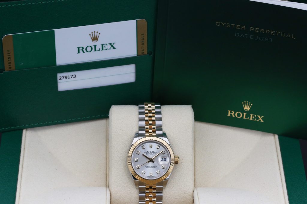 Rolex 279173 Silver Diamond DATEJUST 28mm 2018