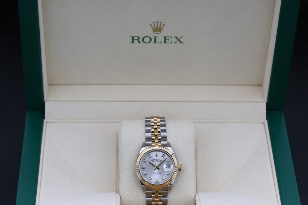 Rolex 279173 Silver Diamond DATEJUST 28mm 2018