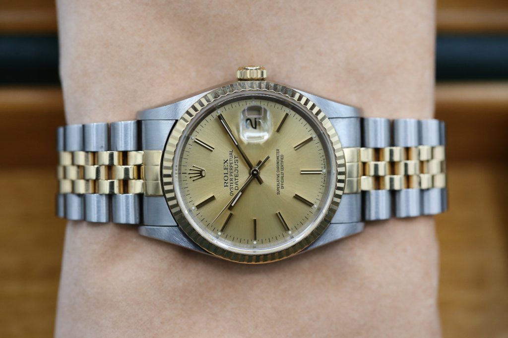 Rolex 16233 Champagne DATEJUST 36mm 1995