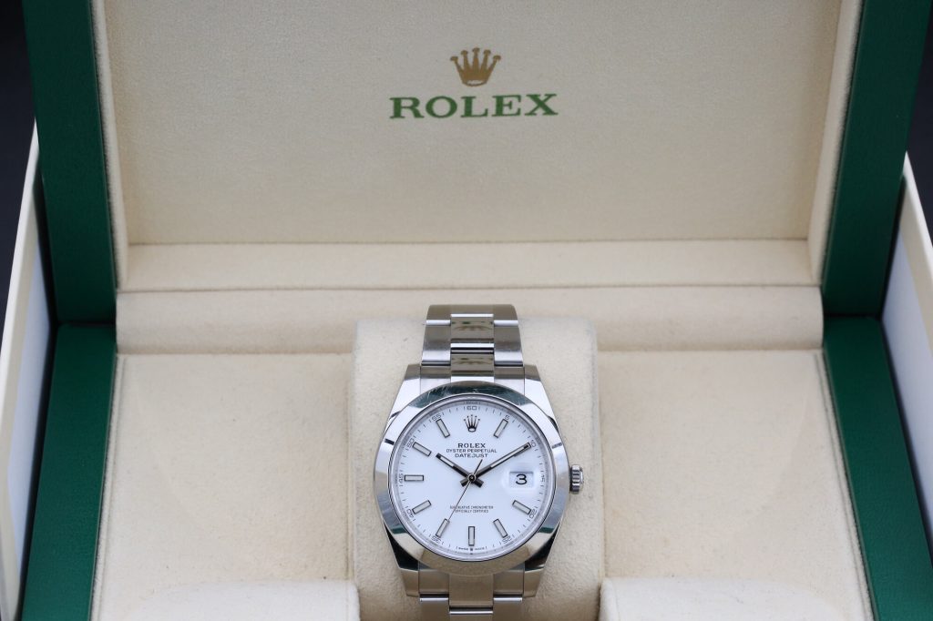 Rolex 126300 White Index DATEJUST 41mm 2022