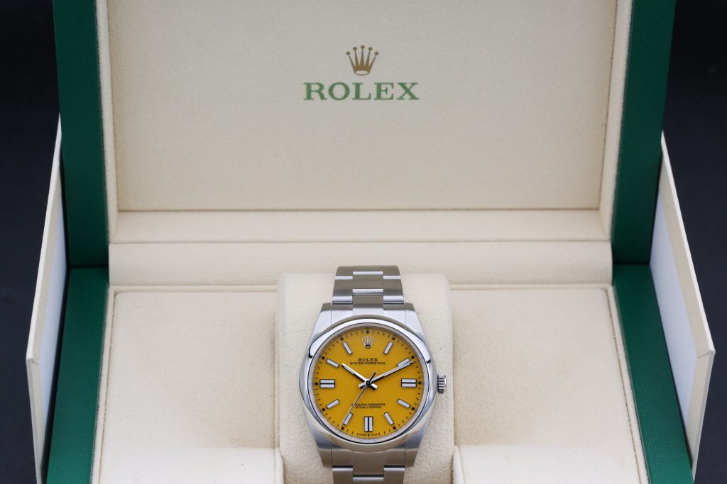 Rolex 124300 Yellow OYSTER PERPETUAL 41mm 2022