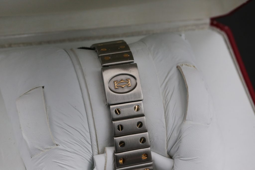 Cartier 187901 White SANTOS GALBEE 29mm