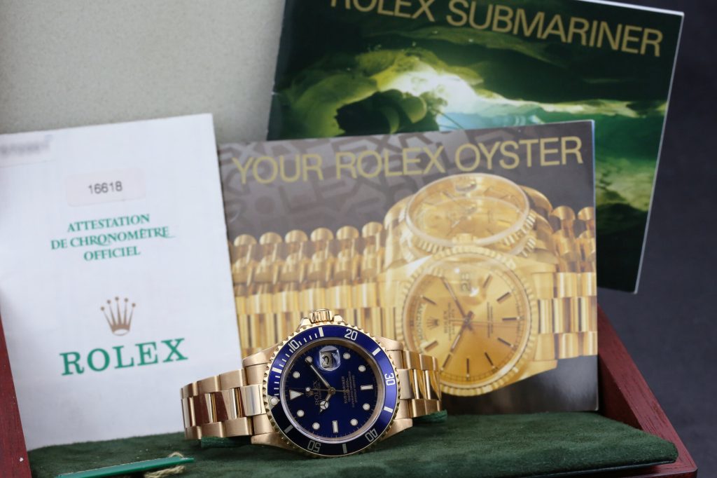 Rolex 16618 Blue SUBMARINER 40mm 1997