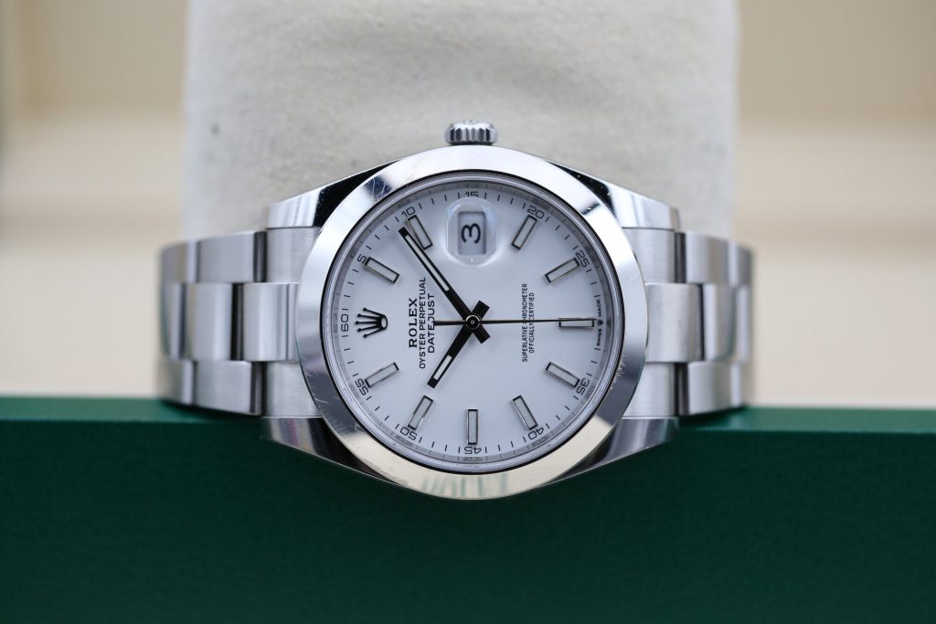 Rolex 126300 White Index DATEJUST 41mm 2022