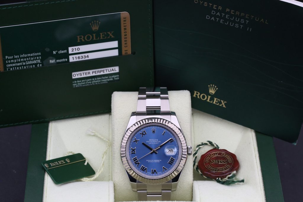 Rolex 116334 Blue Azzuro DATEJUST II 41mm 2013