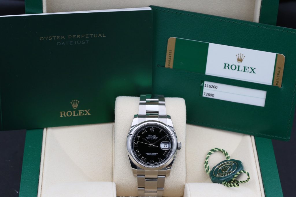 Rolex 116200 Black DATEJUST 36mm 2017