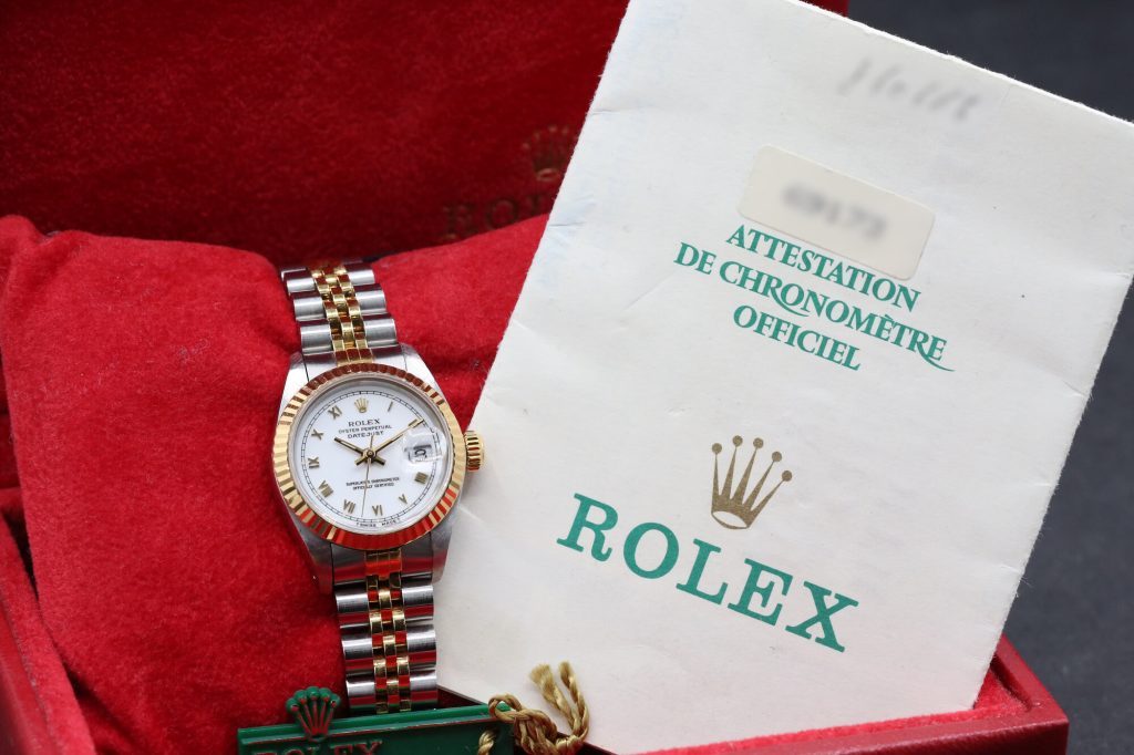 Rolex 69173 White DATEJUST 26mm 1989