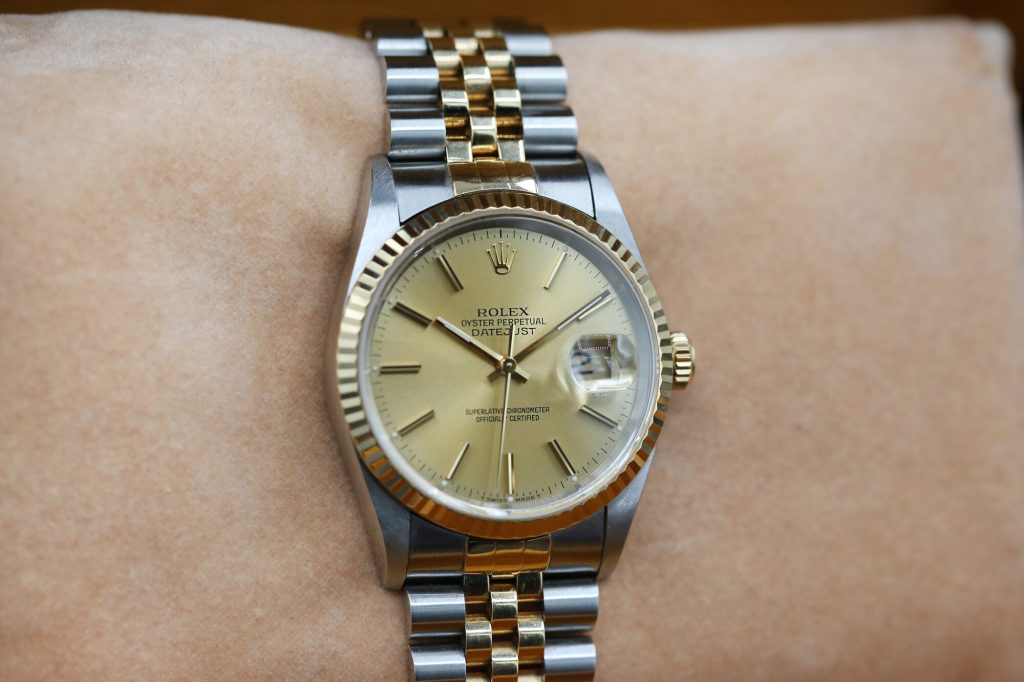 Rolex 16233 Champagne DATEJUST 36mm 1995