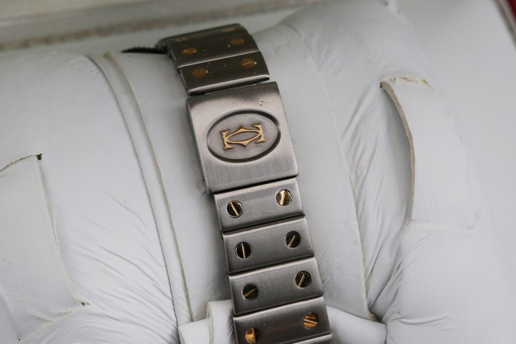 Cartier 187901 Champagne SANTOS GALBEE 29mm
