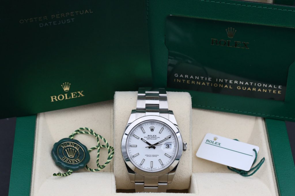Rolex 126300 White Index DATEJUST 41mm 2022