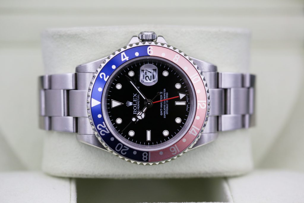 Rolex 16710 Black GMT MASTER II 40mm 2005 Pepsi