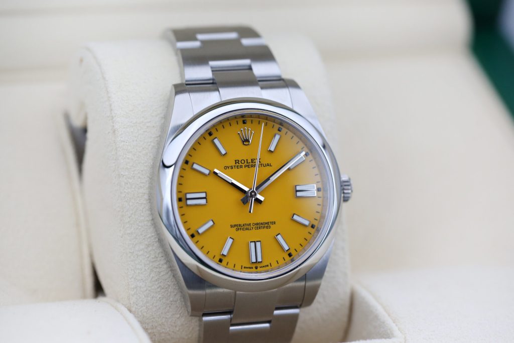 Rolex 124300 Yellow OYSTER PERPETUAL 41mm 2022