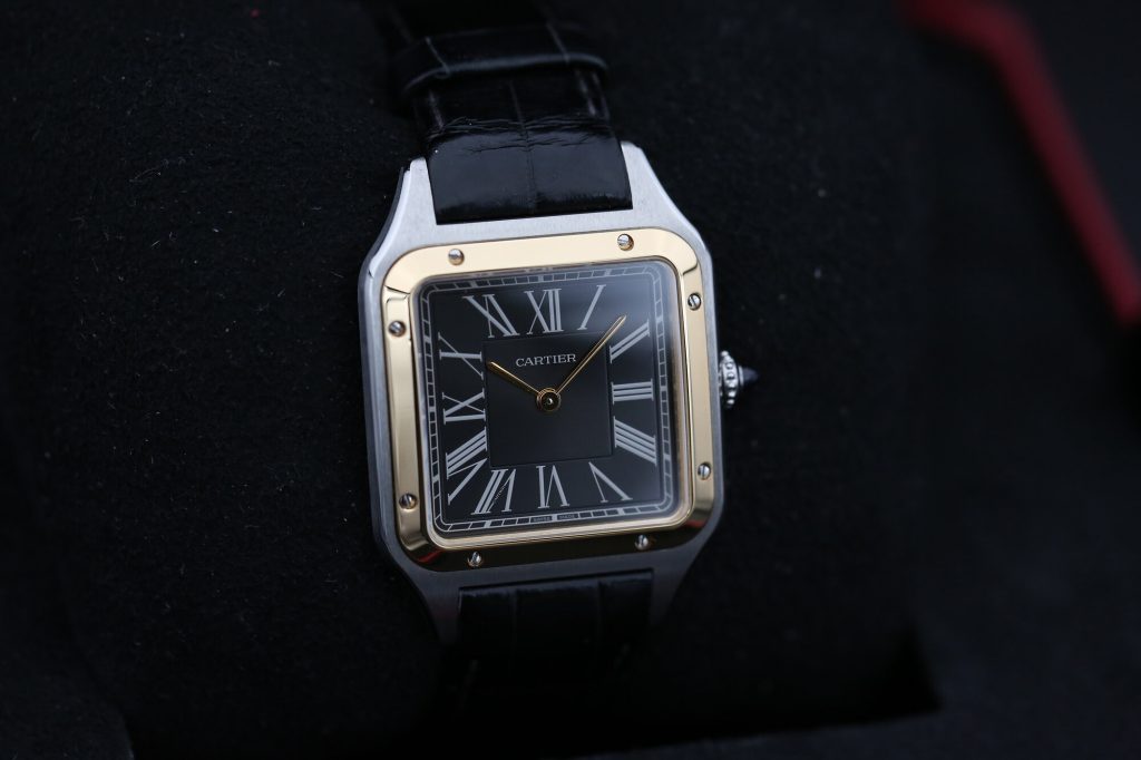 Cartier W2SA0015 Anthracite SANTOS DUMONT "LE 14 BIS"  36mm 2020