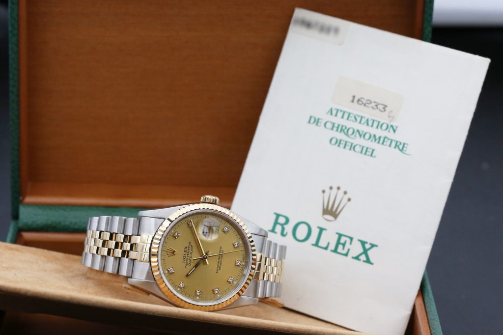 Rolex 16233 Champagne DATEJUST 36mm 1993