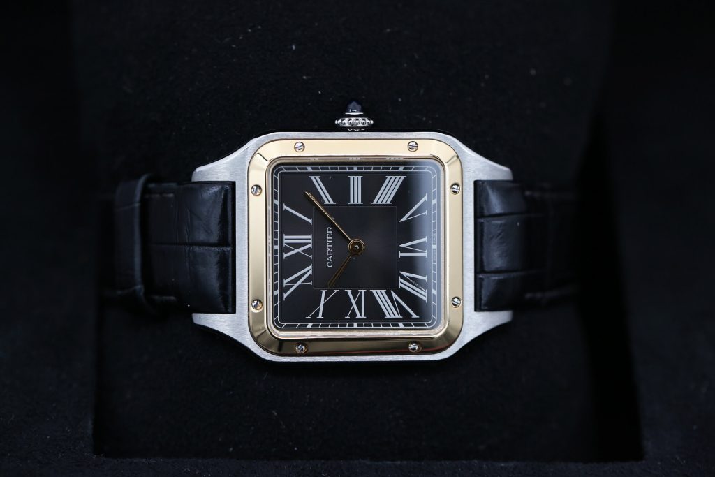 Cartier W2SA0015 Anthracite SANTOS DUMONT "LE 14 BIS"  36mm 2020
