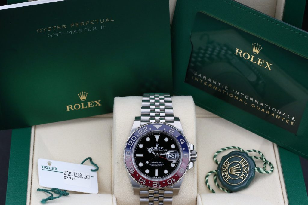 Rolex 126710BLRO Black GMT-MASTER II 40mm 2021 Pepsi