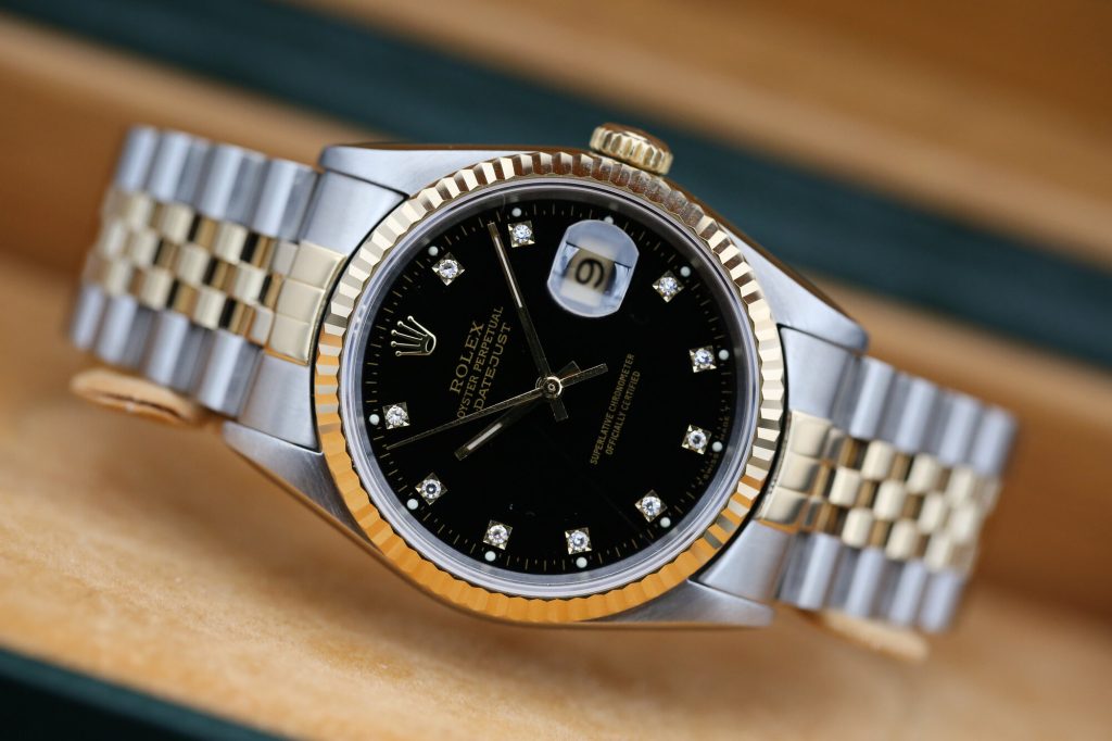 Rolex 16233 Black Diamond DATEJUST 36mm 1991