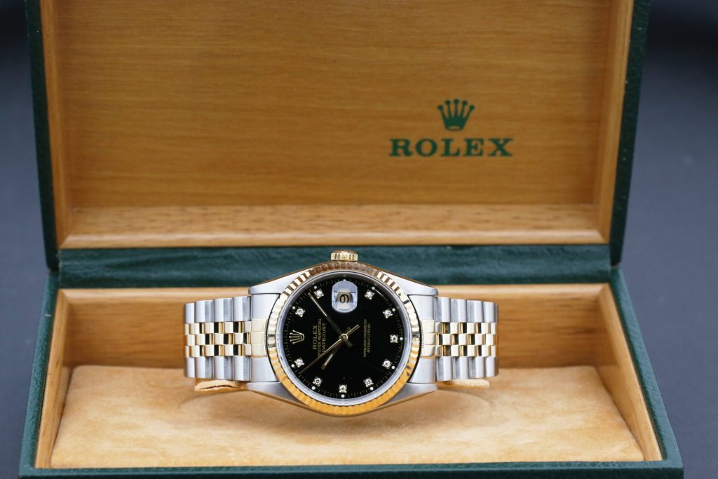 Rolex 16233 Black Diamond DATEJUST 36mm 1991