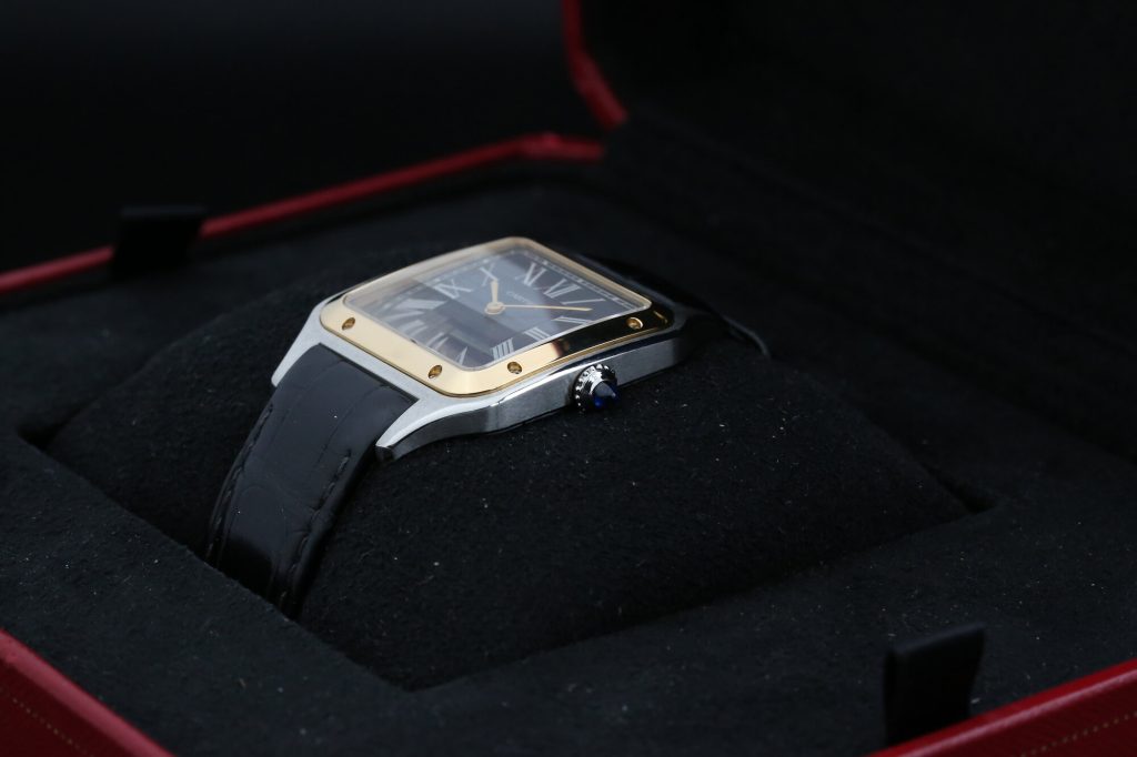 Cartier W2SA0015 Anthracite SANTOS DUMONT "LE 14 BIS"  36mm 2020