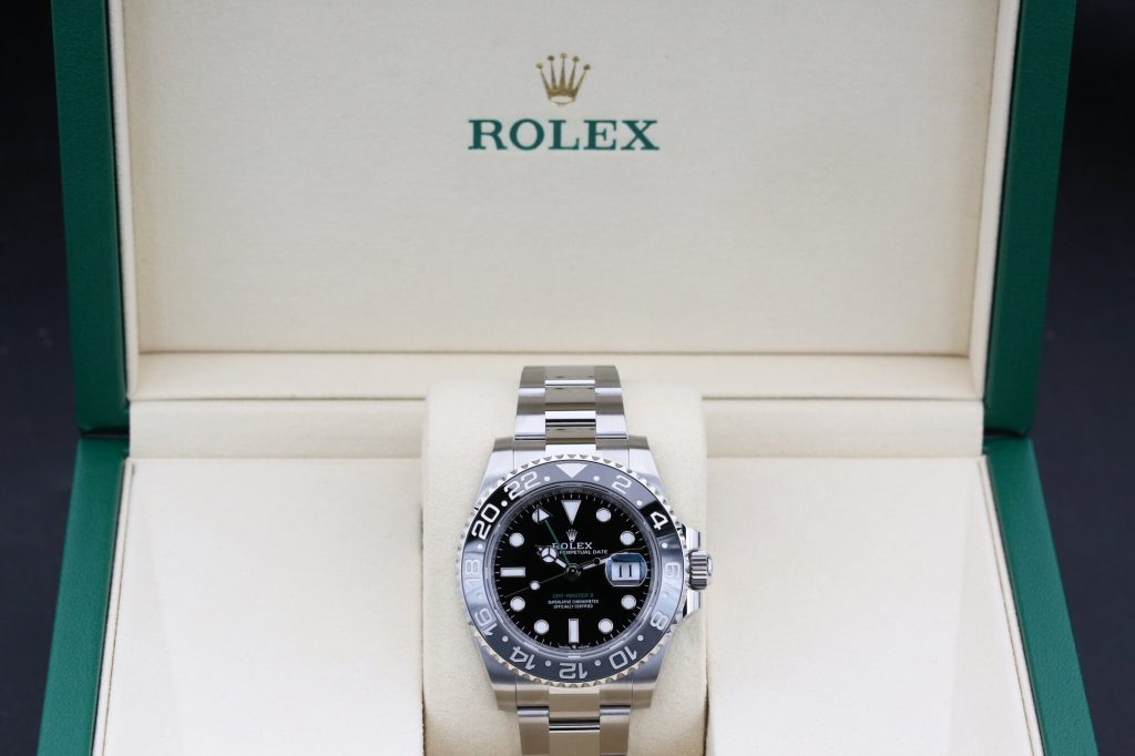 Rolex 126710GRNR Black GMT MASTER II 40mm 2025 Bruce Wayne